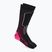 Damen-Skisocken Mico Medium Weight Warm Control Ski black/fluorescent fuchsia