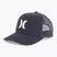 Hurley Del Mar Trucker Herren Baseballkappe reines Platin/Schwarz