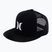 Herren Hurley Icon Solid Flat Trucker Kappe schwarz