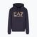 Herren EA7 Emporio Armani Zug Logo Serie Big Logo Hoodie armani blau