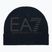 EA7 Emporio Armani Berg Sichtbarkeit Beanie Asphalt / schwarz Wintermütze