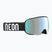 Skibrille Neon Beam black/white/mirror steel