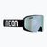 Skibrille Neon Light black/white/mirror steel