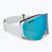 Skibrille Neon Light white/white/mirror steel