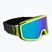 Skibrille Neon Eclipse yellow/mirror green