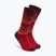 Skisocken Oakley Wanderlust Perf Socks 2.0 grenache norway pattern