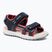Geox Alben ozeanblau/rot Junior Sandalen