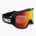 Skibrille Bliz Rave matt black/brown red
