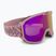 Skibrille Bliz Rave matt pink/brown pink