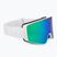 Skibrille Bliz G001S matte white/brown/green multi