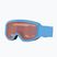 Skibrille Kinder Bliz Pixie Jr matte blue/orange