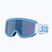 Skibrille Kinder Bliz Pixie Jr matte blue/brown/blue multi