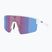 Sonnenbrille Bliz P004 Small Nano Optics Nordic Light matte white/begonia/violet blue multi
