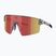 Sonnenbrille Bliz P004 transparent dark grey/brown red multi