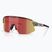 Sonnenbrille Bliz Breeze transparent dark grey/brown red multi