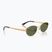 Sonnenbrille Ray-Ban RB3774D arista gold/dark green polarized