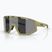 Sonnenbrille Bliz Fusion matte amber green/smoke silver mirror