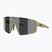 Sonnenbrille Bliz P003 matte amber green/smoke silver mirror