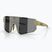 Sonnenbrille Bliz P005 matte amber green/smoke silver mirror