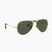 Sonnenbrille Ray-Ban Aviator Metal II gold arista/green g-15