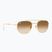 Sonnenbrille Ray-Ban RB3707 Polarized+ Lenses arista gold/brown