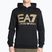 Herren Hoodie Sweatshirt EA7 Emporio Armani Train Logo Series Oversize Logo Hoodie Coft black