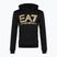 Herren Hoodie Sweatshirt EA7 Emporio Armani Train Logo Series Oversize Logo Hoodie Coft black