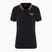 Damen EA7 Emporio Armani Golf Pro Polo Damier schwarzes Shirt