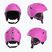 Kinder-Skihelm Briko Makalu Jr shiny pink/white