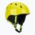 Kinder-Skihelm Briko Makalu Jr shiny sunflower yellow/lineade green