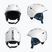 Kinder-Skihelm Briko Makalu Jr shiny white/lochmara blue