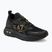 Schuhe EA7 Emporio Armani Black & White Altura Knit triple black/gold