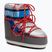 Moon Boot Icon Low Space Racing Damen Schneestiefel silber/blau/rot