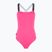 EA7 Emporio Armani Logo Tape One Piece Badeanzug neon pink