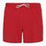 Herren EA7 Emporio Armani Badeshorts mit übergroßem Logo Pferdesport rot / silber