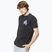 Herren Kaotiko M / C Washed Fresh schwarzes T-shirt