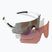 Tifosi Rail weiß schwarz/rauch/ac rot/klar Fahrradbrille