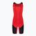 Damen-Ringertrikot Nike Weightlifting Singlet scarlet/black