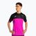 Herren-Tennisshirt Joma Montreal fluoreszierend rosa/schwarz