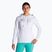 Damen Tennis Sweatshirt Joma Sculpture II Zip-Up Hoodie weiß