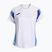 Damen-Tennisshirt Joma Montreal weiß/himmelblau