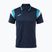 Herren-Tennisshirt Joma Terra Polo dark navy/turquoise fluor