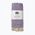 Yoga-Decke JadeYoga Recycled Cotton Hand Loomed Yoga purple