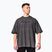 Trainingsshirt Herren NEBBIA Washed-Off Heavyweight No Shortcuts black