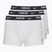 Herren Boxershorts Nike Everyday Cotton Stretch Trunk 3 Paar weiß