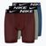 Boxershorts Herren Nike Dri-Fit Essential Micro Boxer Brief 3 Paar grey/court blue/dark red