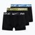 Herren Nike Dri-Fit Essential Micro Trunk Boxershorts 3 Paar schwarz/sternblau/pfirsich/anthrazit