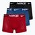 Herren Nike Dri-Fit Essential Micro Trunk Boxershorts 3 Paar schwarz/rot/blau