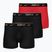 Herren Boxershorts Nike Everyday Cotton Stretch Trunk 3 Paar schwarz silber/rot gold/schwarz gold