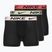 Herren Nike Dri-Fit Essential Micro Boxer Brief 3 Paar blk gewaschene Koralle/Olive Aura/Arbtrakt blauer Rand wb